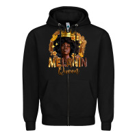 Black melanin queen Zipper Hoodie - Zillion Design Studio