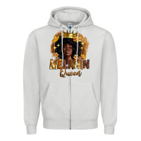 Dove Grey melanin queen Zipper Hoodie - Zillion Design Studio