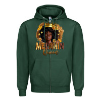 Sports Green melanin queen Zipper Hoodie - Zillion Design Studio