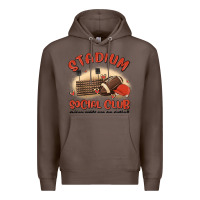 Coffee stadium social club football Premium Hoodie - MaliasSmallBusiness