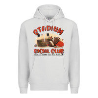 Dove Grey stadium social club football Premium Hoodie - MaliasSmallBusiness