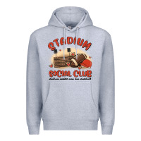 Heather Grey stadium social club football Premium Hoodie - MaliasSmallBusiness