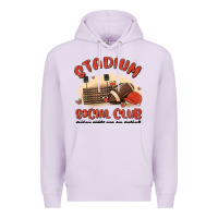 Lilac stadium social club football Premium Hoodie - MaliasSmallBusiness