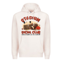 Pale Pink stadium social club football Premium Hoodie - MaliasSmallBusiness