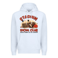 White stadium social club football Premium Hoodie - MaliasSmallBusiness