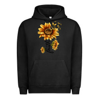 Pigment Black faith sunflower Urban Hoodie - MaliasSmallBusiness