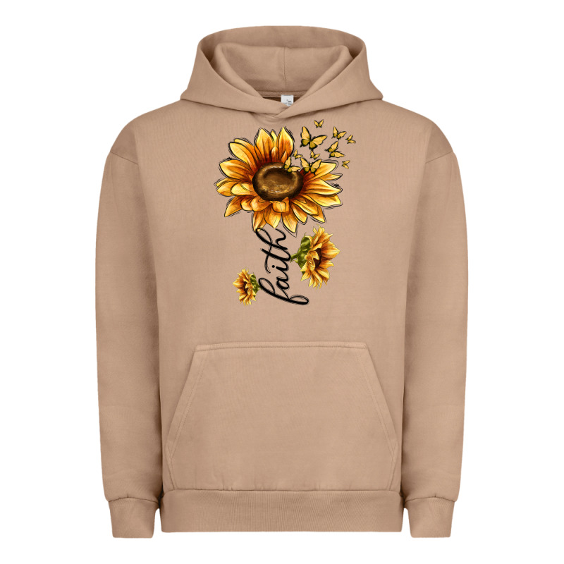 Faith Sunflower Urban Hoodie by MaliasSmallBusiness | Teevron