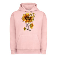 Pigment Salmon faith sunflower Urban Hoodie - MaliasSmallBusiness