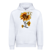 White faith sunflower Urban Hoodie - MaliasSmallBusiness