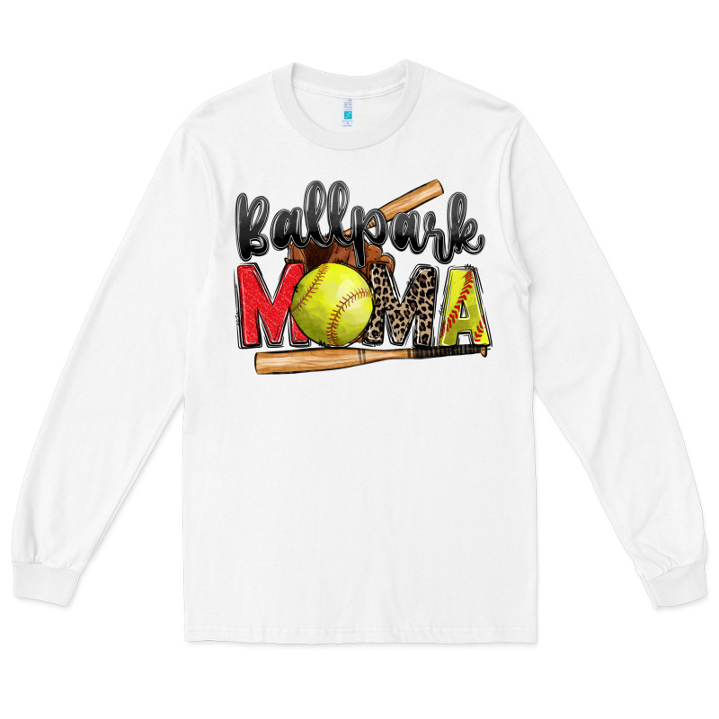 Ballpark Mama Softball Long Sleeve Tee by Zillion Design Studio | Teevron