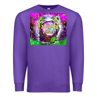 Purple witch vibes crystal ball tumbler Premium Sweatshirt - BundleAndBundleShop