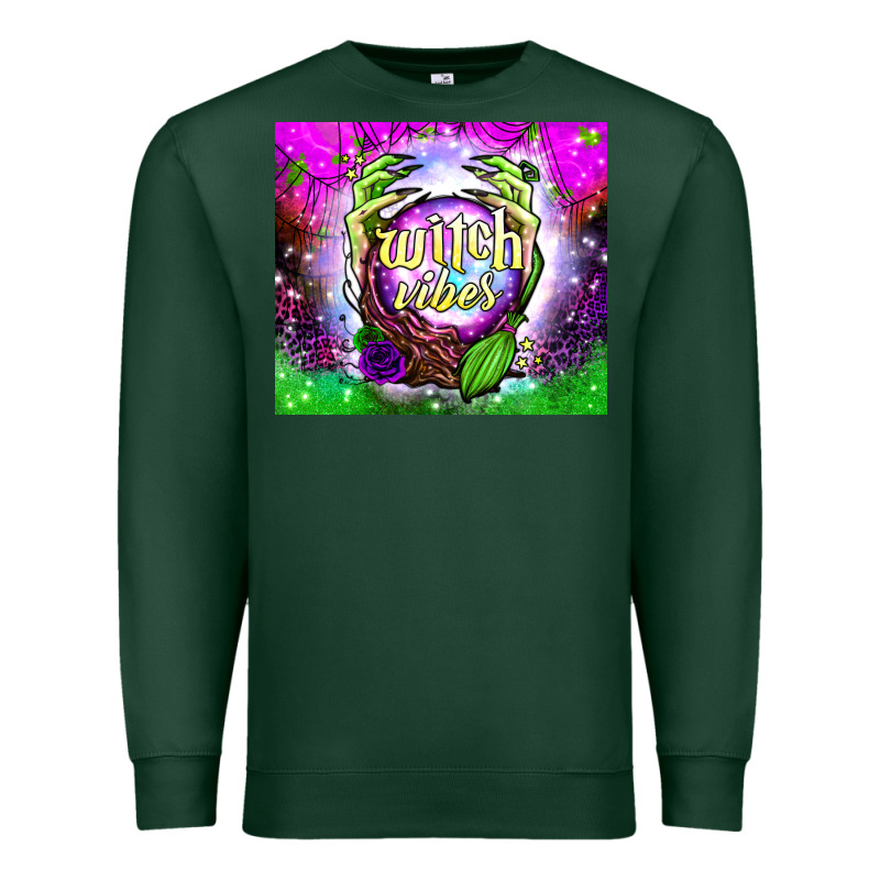 Witch Vibes Crystal Ball Tumbler Premium Sweatshirt by BundleAndBundleShop | Teevron