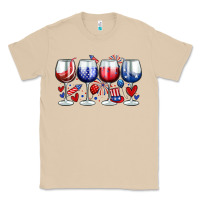 Mushroom American wine glasses Classic Tee - Zillion Design Studio