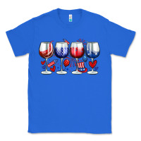 True Royal American wine glasses Classic Tee - Zillion Design Studio