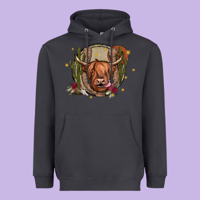 Cow Heavyweight Hoodie Designed By Jahusdesignshop
