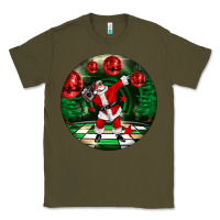 Army Green Dancing santa Classic Tee - FaDigitalArtStudio
