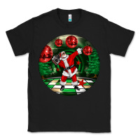 Black Dancing santa Classic Tee - FaDigitalArtStudio