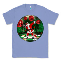 Colony Blue Dancing santa Classic Tee - FaDigitalArtStudio