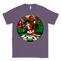 Lavender Dancing santa Classic Tee - FaDigitalArtStudio