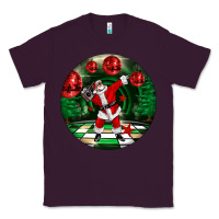 Plum Dancing santa Classic Tee - FaDigitalArtStudio