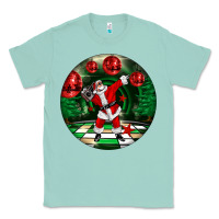 Seafoam Dancing santa Classic Tee - FaDigitalArtStudio
