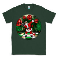 Sports Green Dancing santa Classic Tee - FaDigitalArtStudio