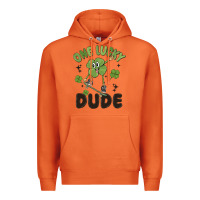 Carrot one lucky dude Premium Hoodie - MaliasSmallBusiness