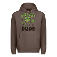 Coffee one lucky dude Premium Hoodie - MaliasSmallBusiness