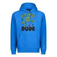 True Royal one lucky dude Premium Hoodie - MaliasSmallBusiness