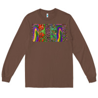 Chestnut Mardi gras brushstrokes crawfish fleur de lis Long Sleeve Tee - RanaPortraitStore