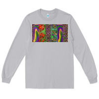 Moon Dust Mardi gras brushstrokes crawfish fleur de lis Long Sleeve Tee - RanaPortraitStore