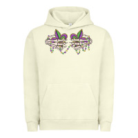 Pigment Pistachio skeleton hands mardi gras Urban Hoodie - MaliasSmallBusiness