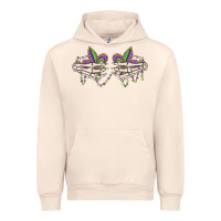 Sandshell skeleton hands mardi gras Urban Hoodie - MaliasSmallBusiness