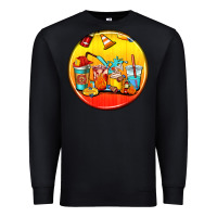 Black firefighter coasters Premium Sweatshirt - AdoDesignShop