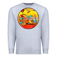 Heather Grey firefighter coasters Premium Sweatshirt - AdoDesignShop