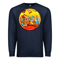 Navy firefighter coasters Premium Sweatshirt - AdoDesignShop