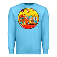 Ocean Blue firefighter coasters Premium Sweatshirt - AdoDesignShop