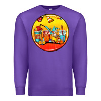 Purple firefighter coasters Premium Sweatshirt - AdoDesignShop