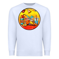 White firefighter coasters Premium Sweatshirt - AdoDesignShop