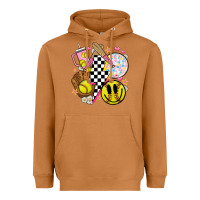 Meerkat retro softball Heavyweight Hoodie - JahusDesignShop