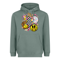 Sage retro softball Heavyweight Hoodie - JahusDesignShop