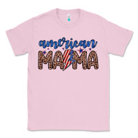 Bubblegum Pink American mama Classic Tee - Zillion Design Studio