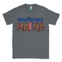 Charcoal Heather American mama Classic Tee - Zillion Design Studio