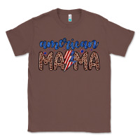 Chestnut American mama Classic Tee - Zillion Design Studio