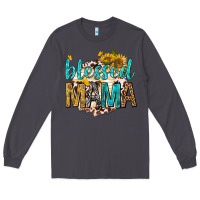 Smoke blessed mama with sunflowers Long Sleeve Tee - texasbilliewilder