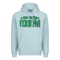 Blue Mist one lucky mama Premium Hoodie - MaliasSmallBusiness