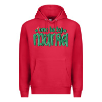 Cardinal one lucky mama Premium Hoodie - MaliasSmallBusiness