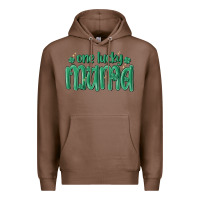 Chestnut one lucky mama Premium Hoodie - MaliasSmallBusiness
