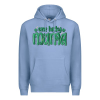 Colony Blue one lucky mama Premium Hoodie - MaliasSmallBusiness