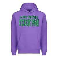 Purple one lucky mama Premium Hoodie - MaliasSmallBusiness